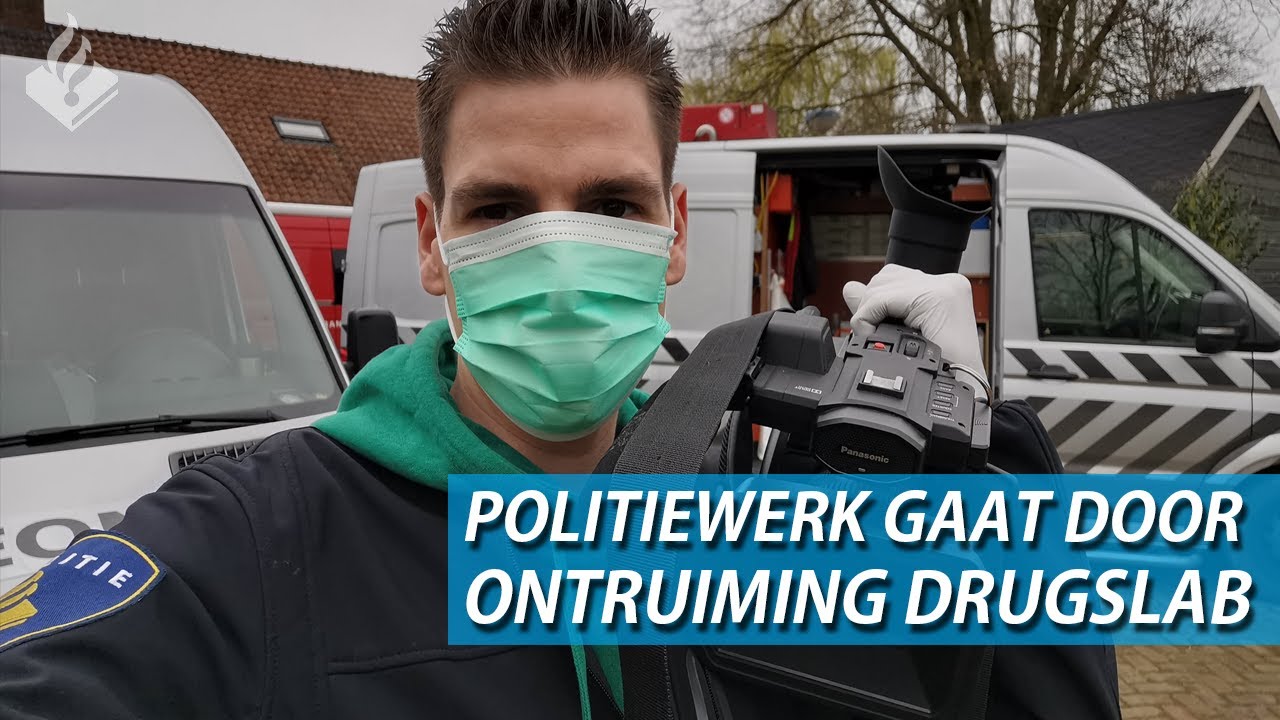 Drugslab aangetroffen | Mee tijdens de ontruiming | Politie Jan-Willem | Dienst tijdens corona