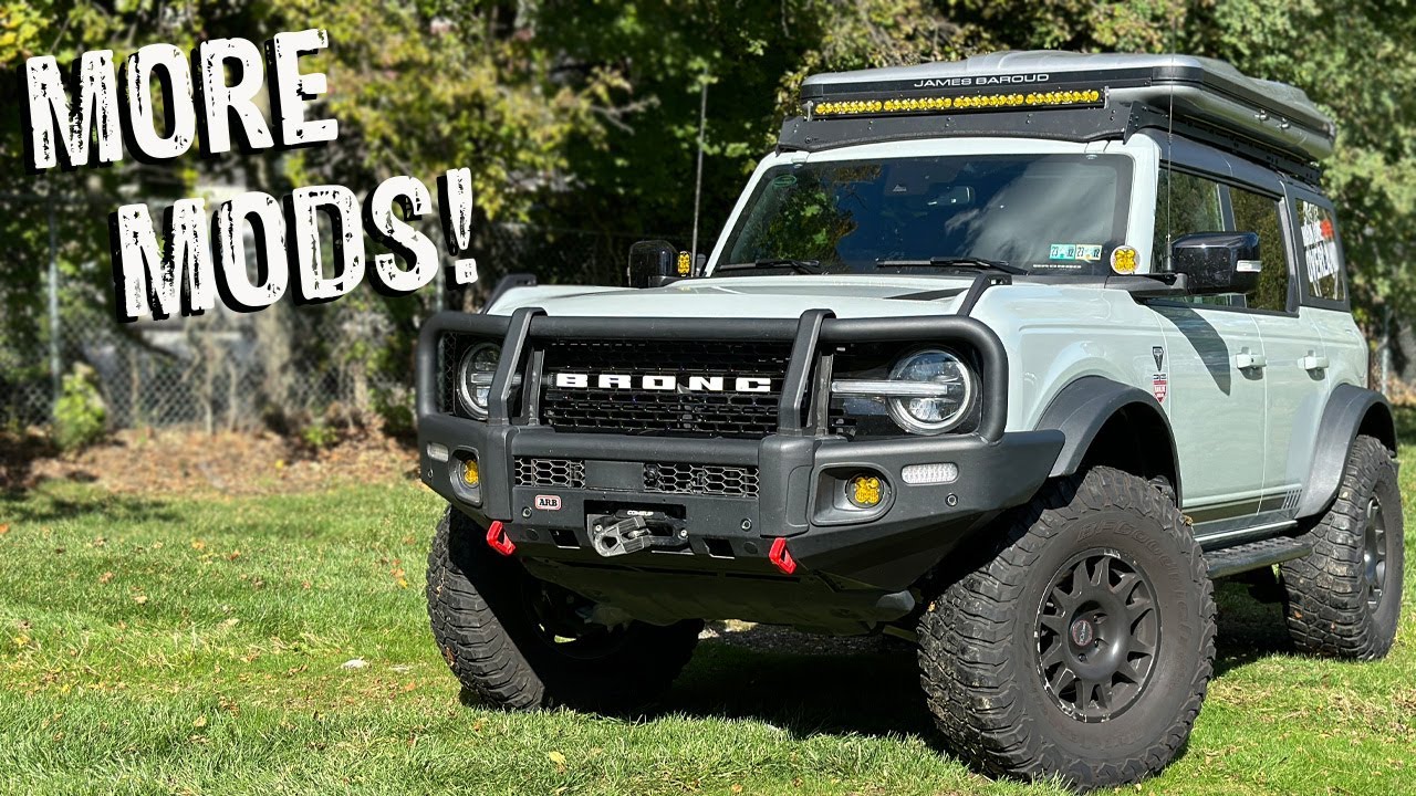 The MLO Bronco Gets a Roof Rack and Rooftop Tent!