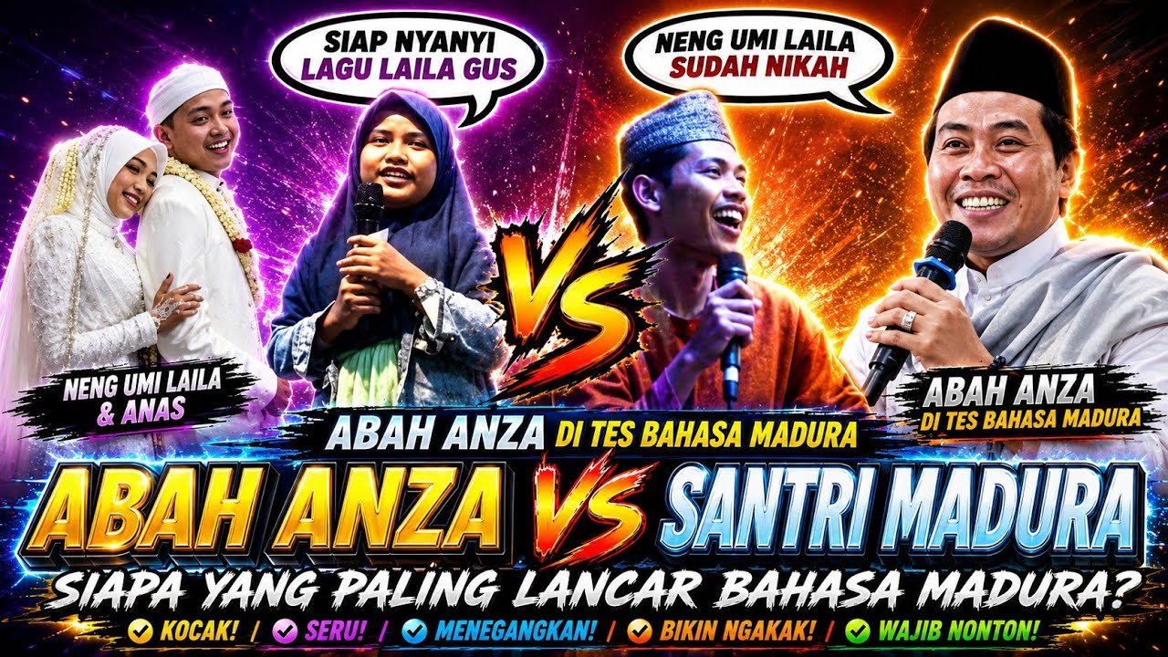 Kh Anwar Zahid Di Tes Bahasa Madura Oleh Santri Madura ‼️ Mau Bawakan Lagu Buat Neng Umi Laila 2026