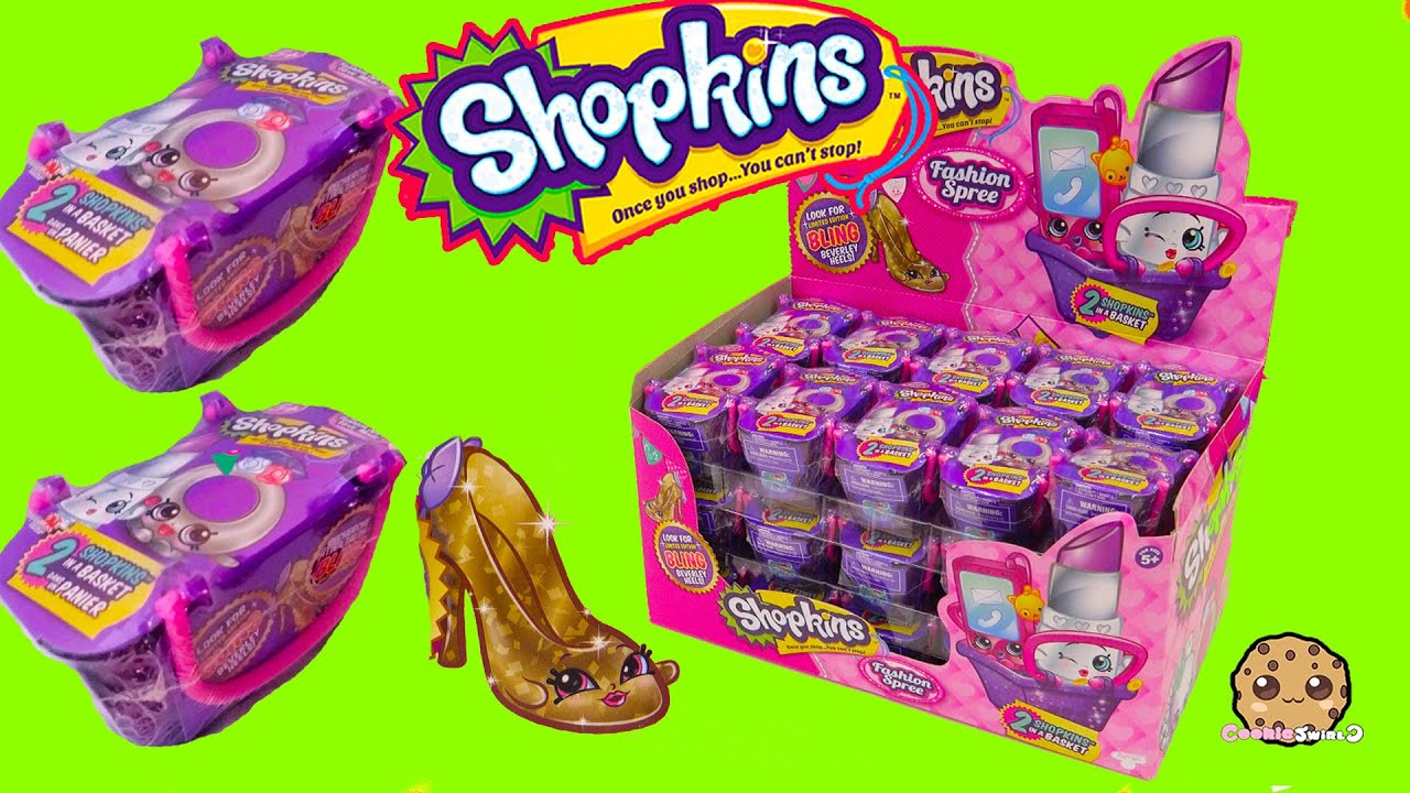 Nostalgia Video Shopkins FASHION SPREE  Season 1 , 2 , 3 Exclusive Colors