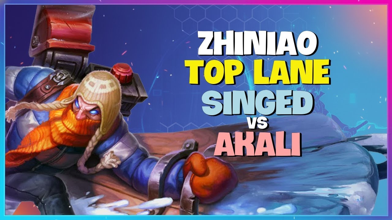 How Rank 1 ZhiNiao Tactics Dictate the Top Lane with Challenger Singed Strategy Engsub