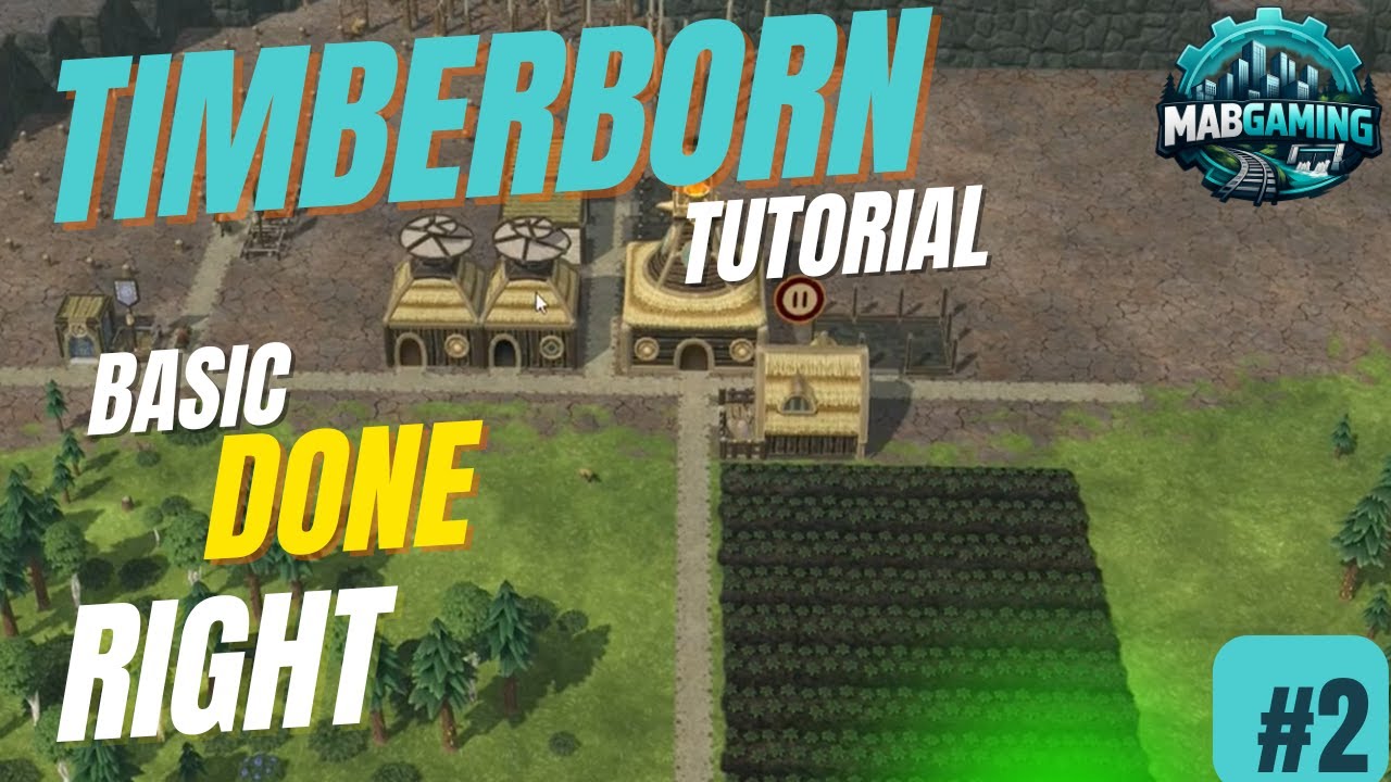 Освоение основ 🦫 Вода, еда и выживание | Учебное пособие по Timberborn, эпизод 2