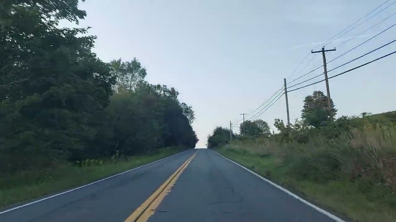 Driving from Carbondale to Montrose, Pennsylvania