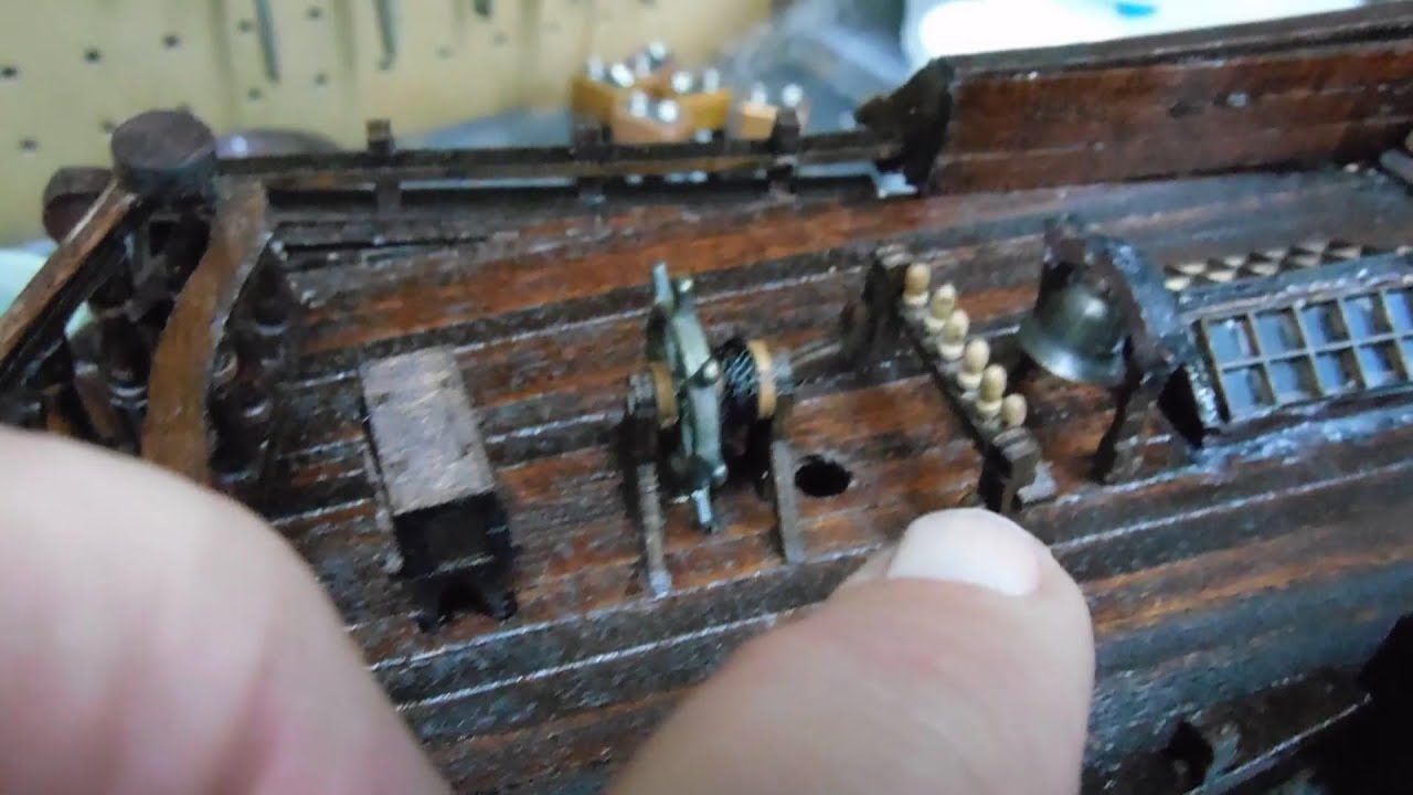 The Black Pearl Model Ship Part 16