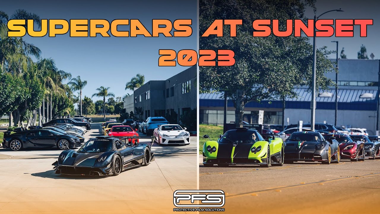 SUPERCARS AT SUNSET 2023 - PROTECTIVE FILM SOLUTIONS (HEADPHONE USERS BEWARE)