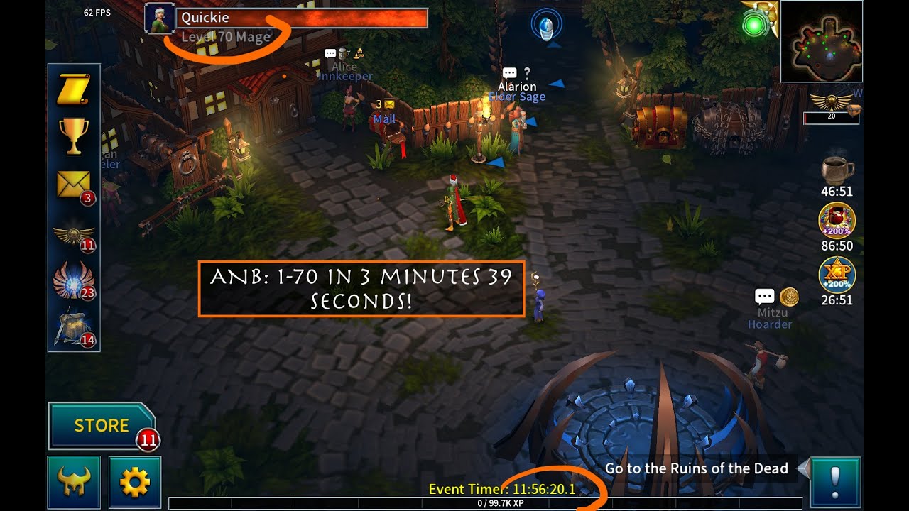 Eternium ANB Bronze 13: 1-70 in 3 minutes 39 seconds! (full video+commentary)