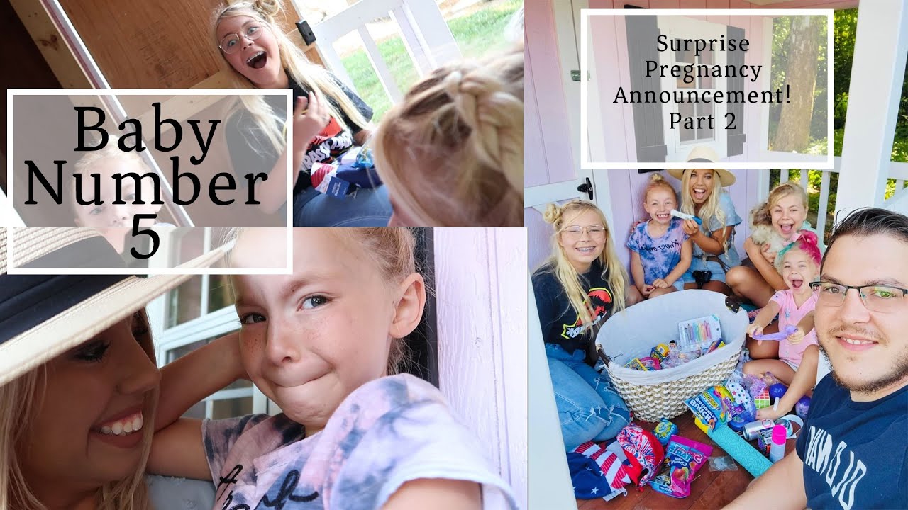 Telling Our 4 Daughters We're Pregnant With A Scavenger Hunt! **Emotional Reactions**