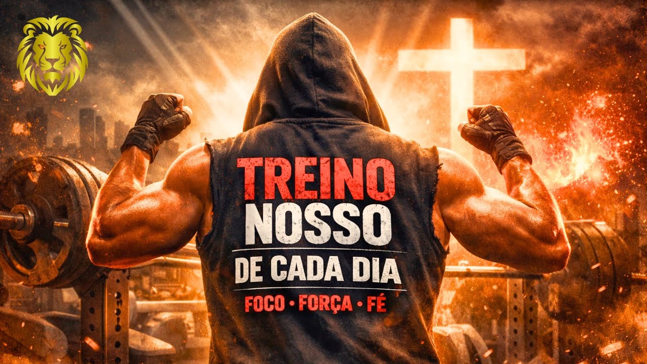 TREINO NOSSO DE CADA DIA | Trap Gospel para Treinar com F&eacute; e Intensidade | Foco For&ccedil;a e F&eacute; 