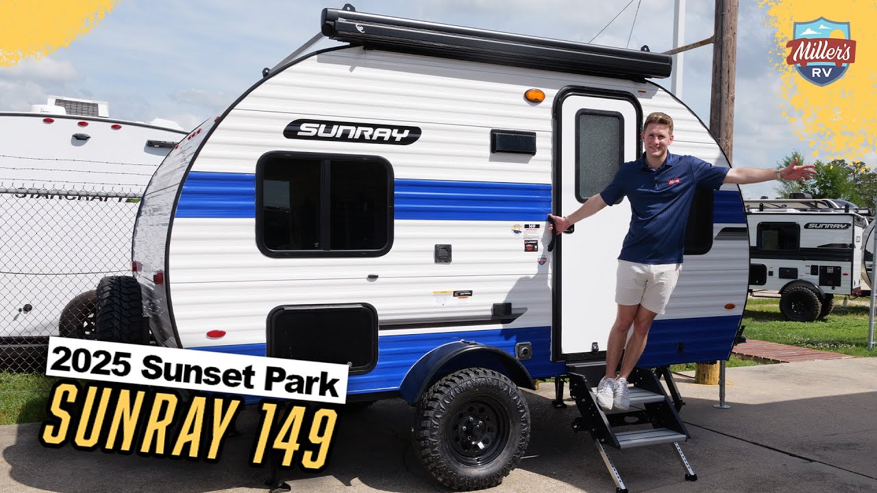 2025 Sunset Park Sunray 149 Full Tour | Compact Travel Trailer Review