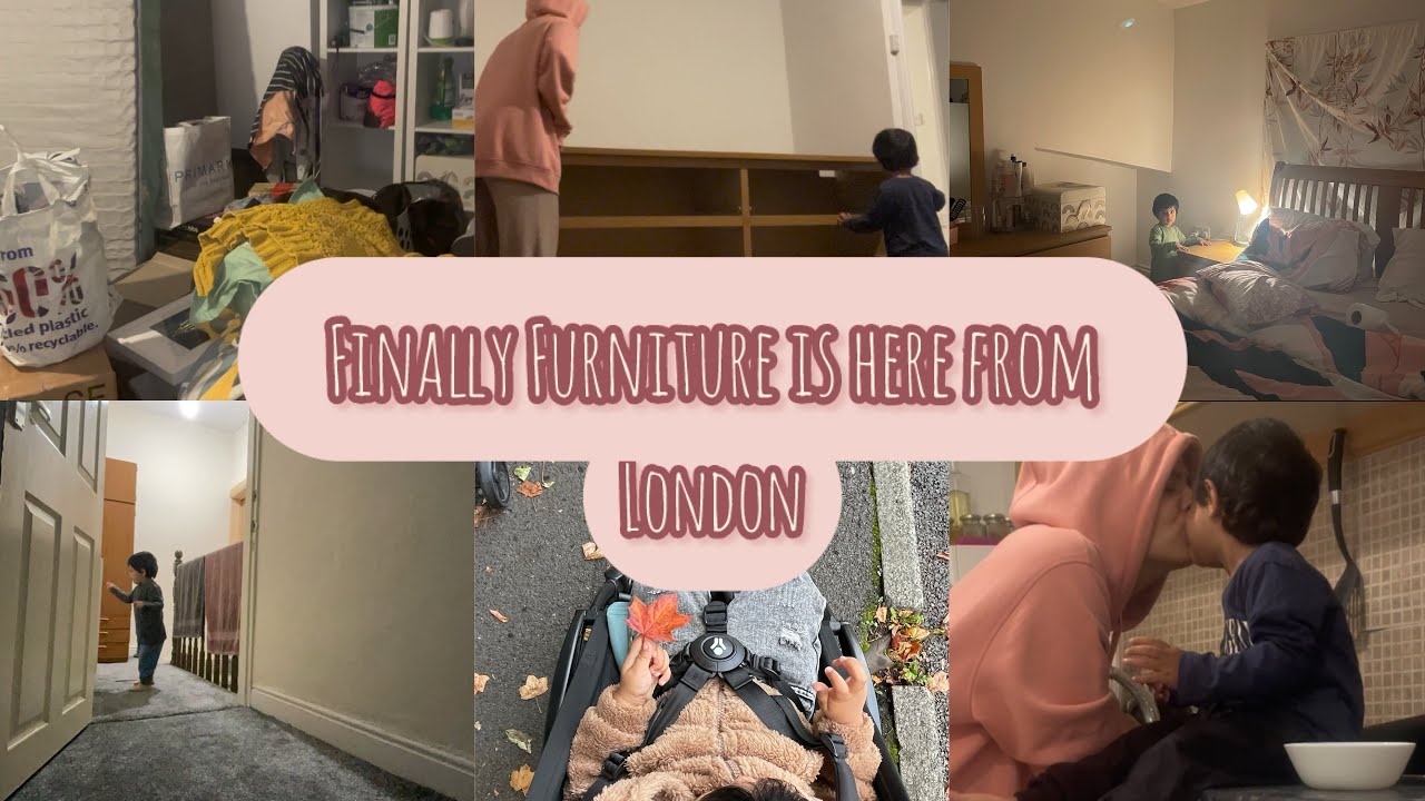 FINALLY FURNITURE IS HERE FROM LONDON ✌🏻! GETTING SETTLED | FLAT IS READY TO MOVE 😍