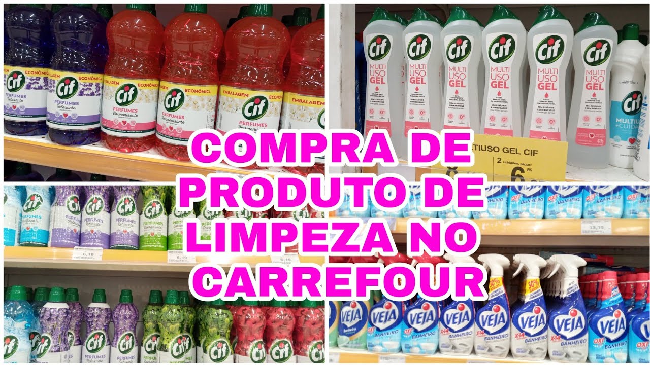 COMPRAS DE PRODUTO DE LIMPEZA, NO DEPARTAMENTO DE PRODUTO DE LIMPEZA DO CARREFOUR🛒