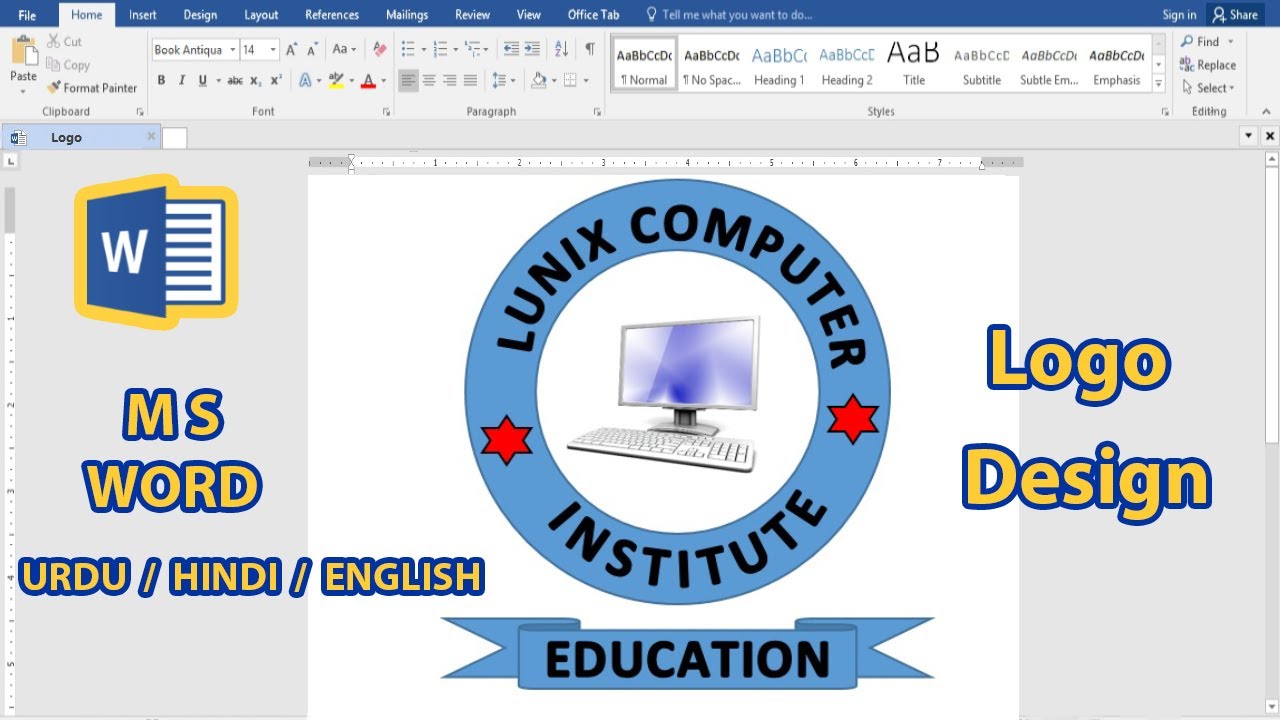 Make a Logo Design on MS Word