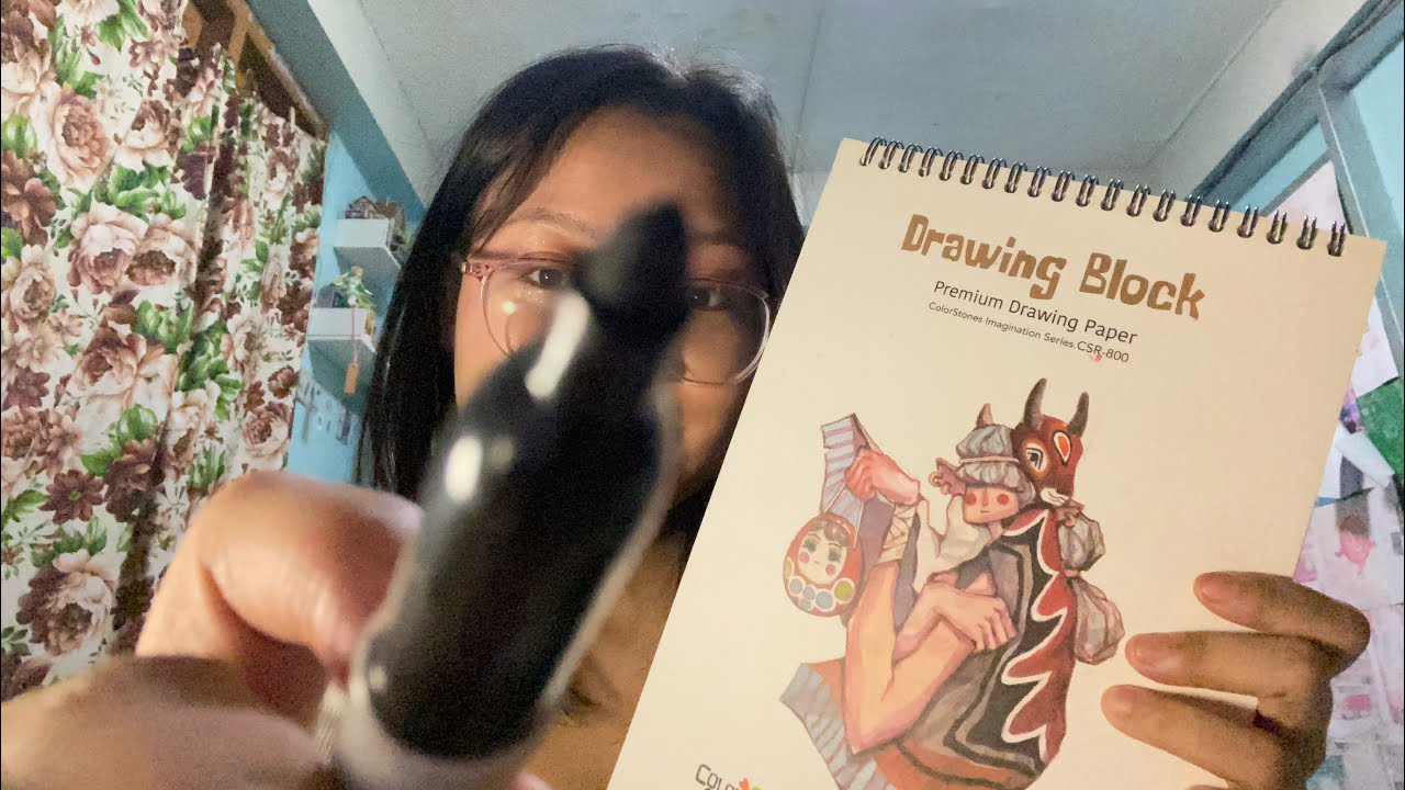 POV : Your girlfriend is drawing you while you’re sleeping ASMR #relaxasmr