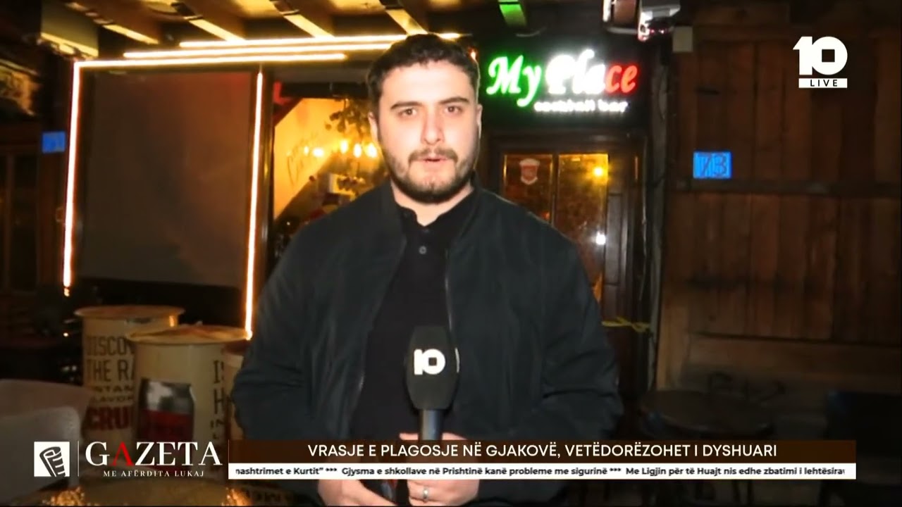 Vrasja në Gjakovë, gazetari i Kanal10 sjell detaje nga vendi i ngjarjes