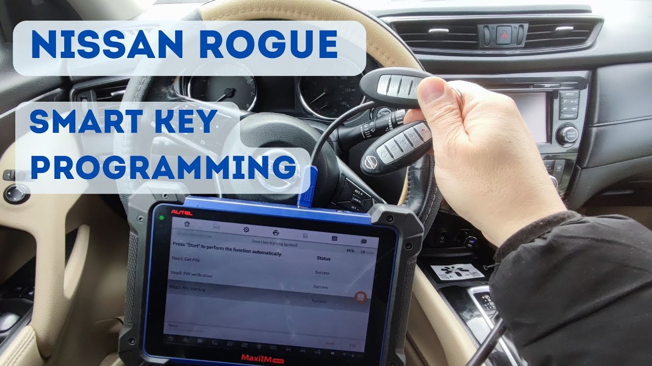 Программирование смарт-ключа для Nissan Rogue 2016-2019 с помощью Autel IM608. Как запрограммиров...