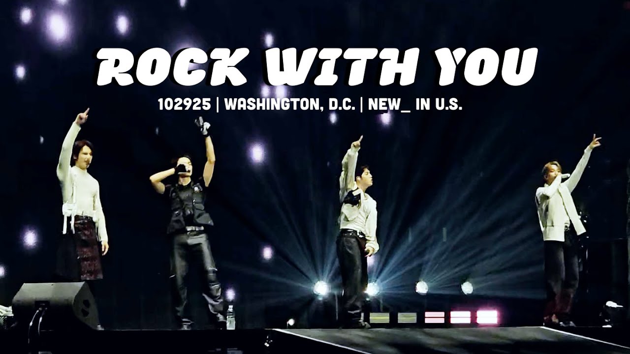[4K] 251019 SEVENTEEN (세븐틴) 'Rock with you' FanCam | New_Tour in Washington D.C.