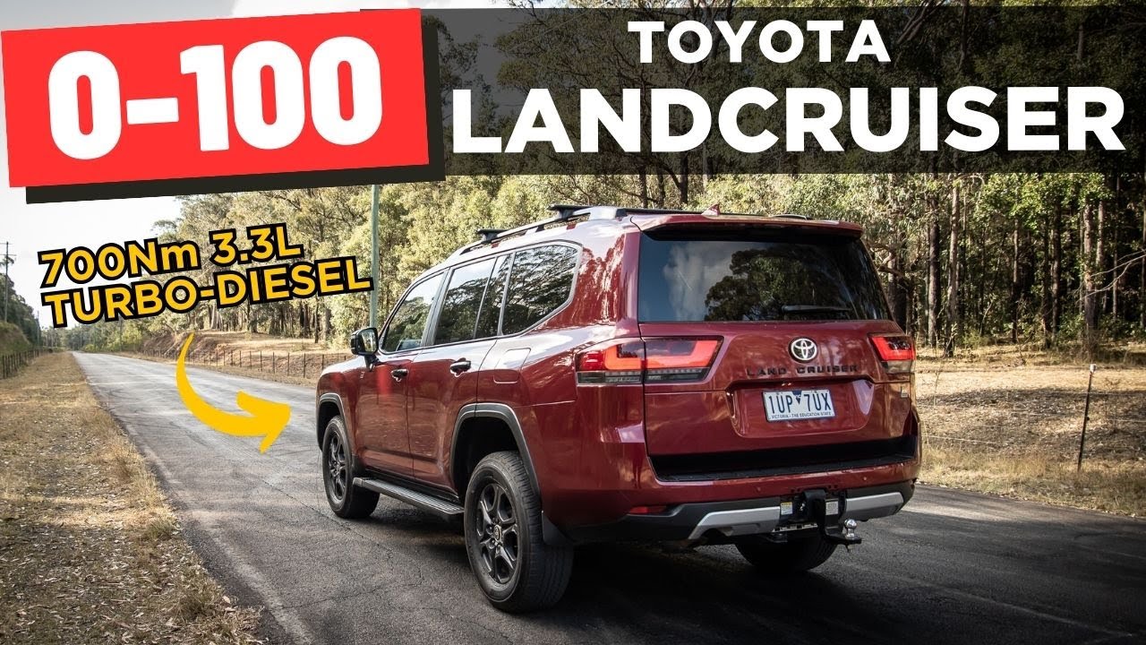 2023 Toyota LandCruiser GR Sport review: 0-100 & engine sound