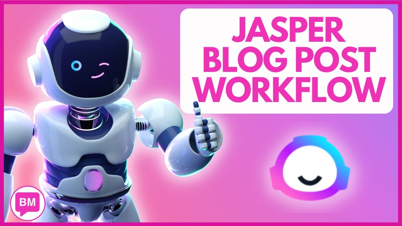 How To Write a BLOG POST with JASPER AI | Blog Post Workflow