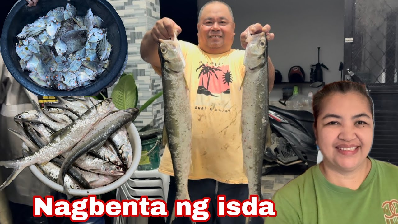 Nagbenta ng isda Madaling araw pa lang marami na ang bumili 