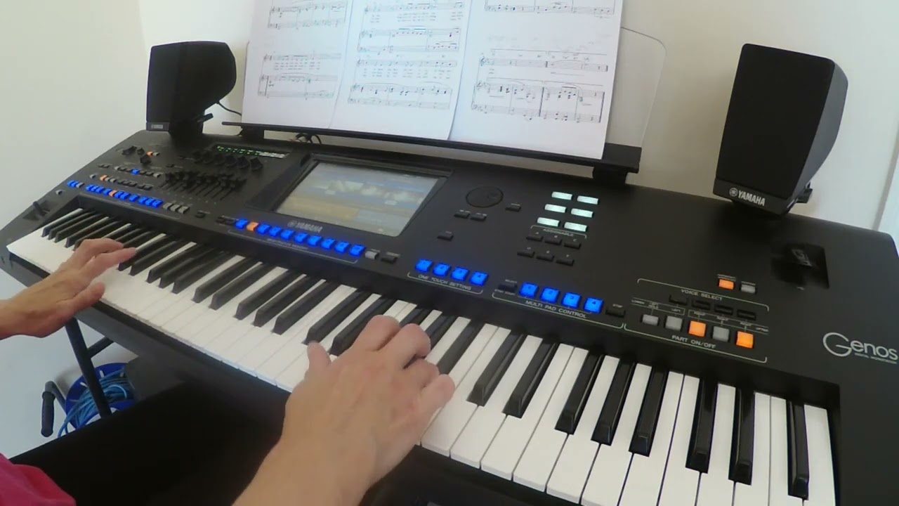 The Wonder Of You Played On A Yamaha Genos 1 Keyboard