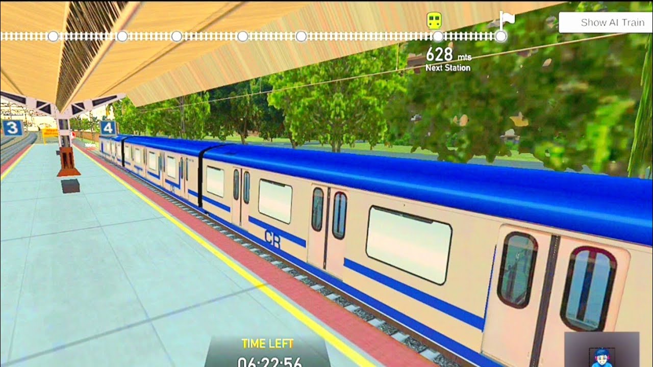 CSMT TO KALYAN AC LOCAL JOURNEY//LOCAL TRAIN SIMULATOR//