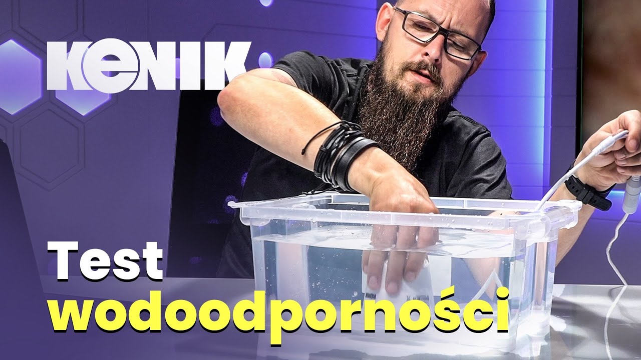 Sprawdzamy wodoszczelność kamer KENIK - IP67