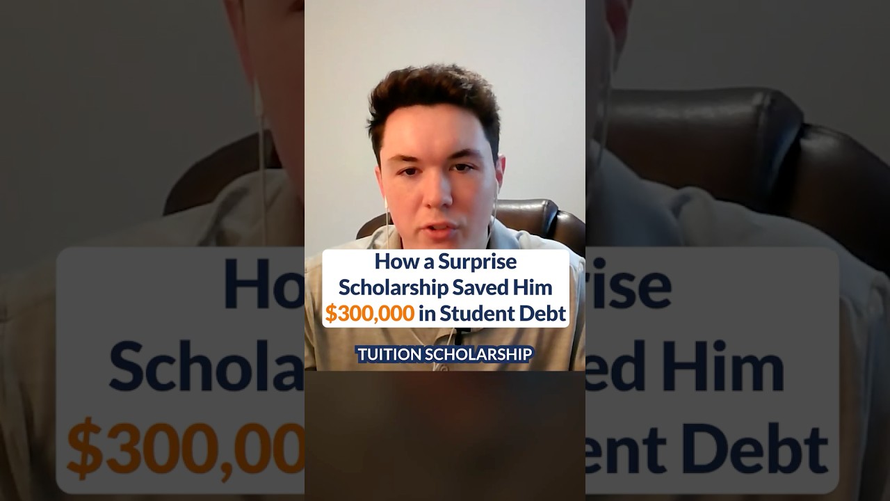 How a Surprise Scholarship Saved Him $300,000 in Student Debt 