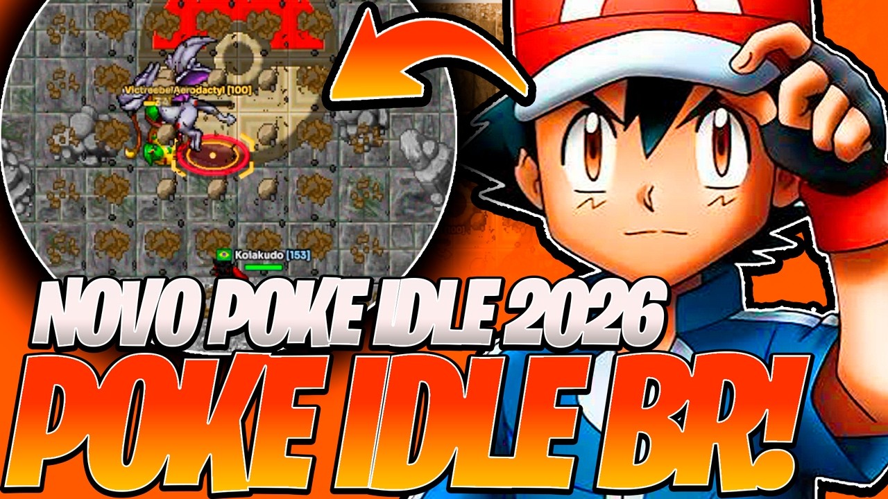 RMT LIBERADO!!🤑🔥NOVO IDLE DE POKEMON: POKE IDLE BR! LAN&Ccedil;A HOJE A NOITE BETA ABERTO!