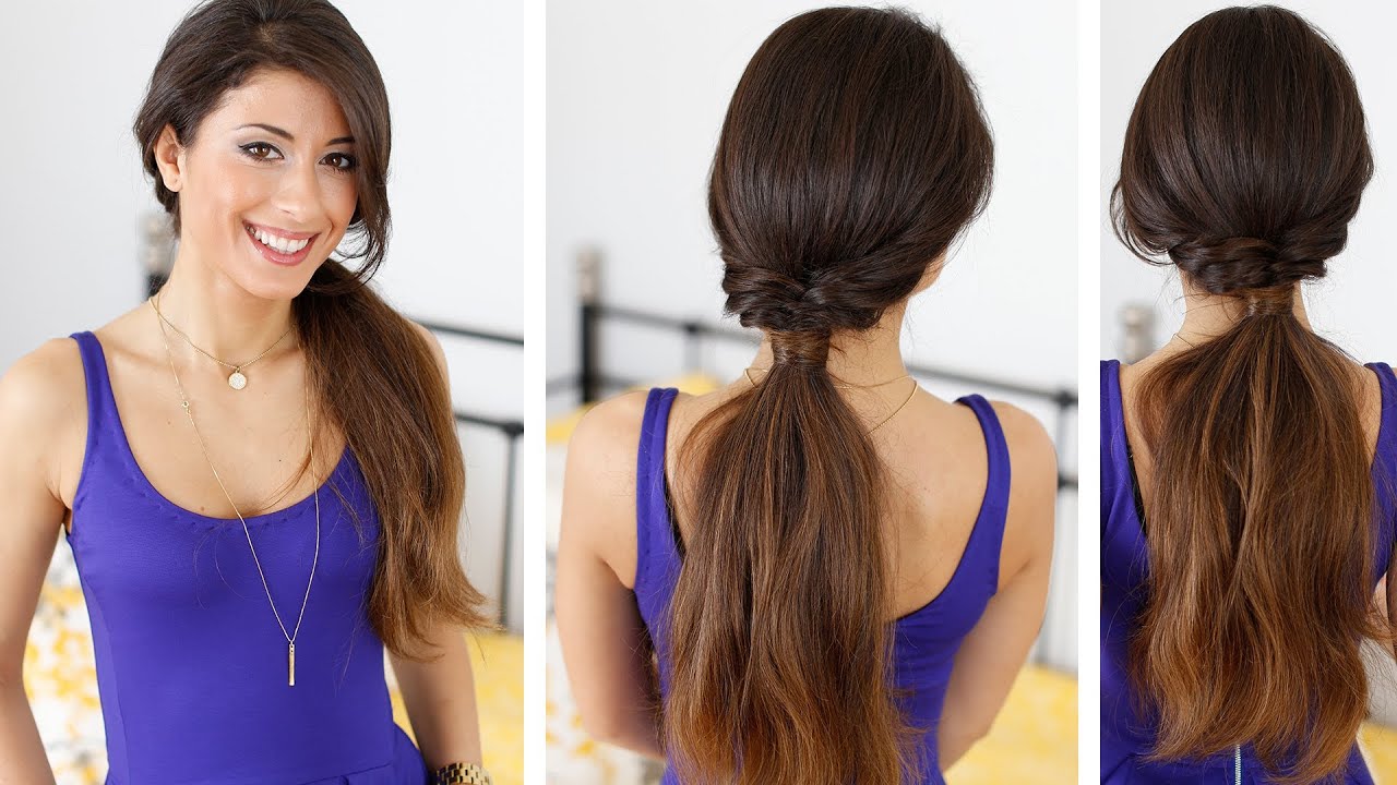 Fishtail Ponytail Hair Style