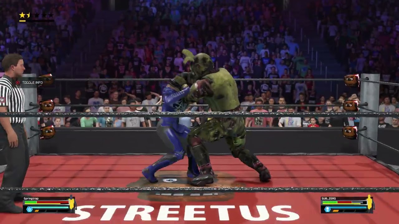 WWE 2K25 Season 5 Part 17 SpringTrap vs Subzero 2k Championship