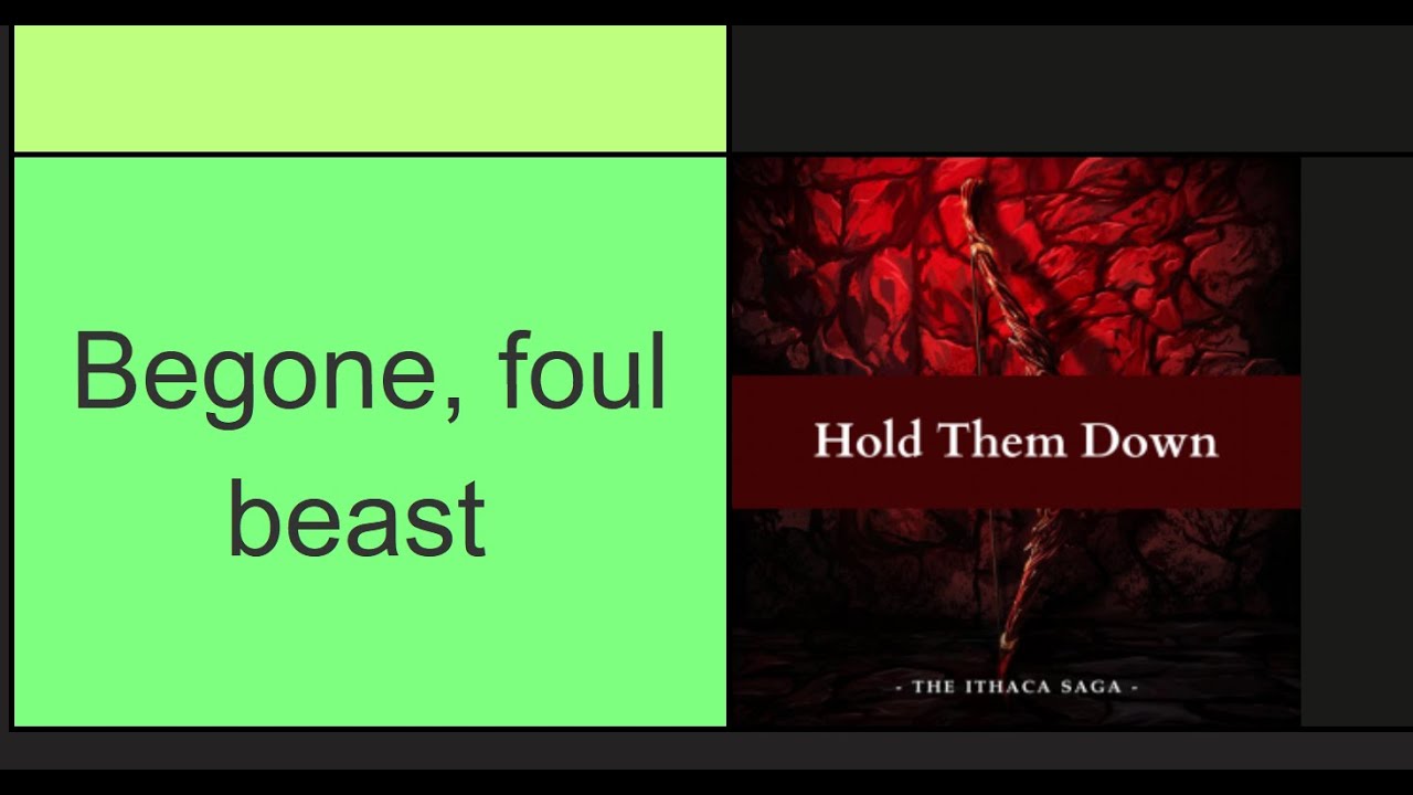 Hold Them Down is the WORST song in EPIC: The Musical