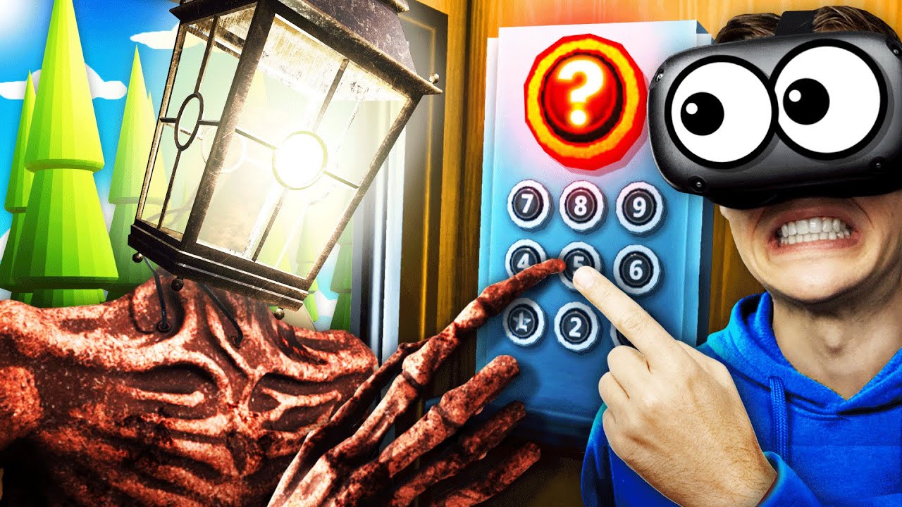 Unlocking LIGHT SIREN HEAD FLOOR In VR ELEVATOR (Floor Plan VR Funny Gameplay)