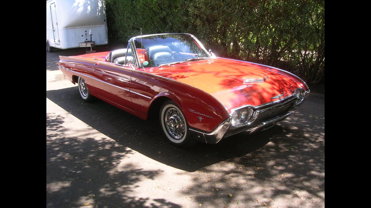 Thunderbird Sports Roadster 1962 года. Обзор и дорожный тест.