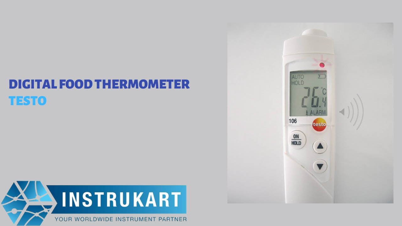 Testo 106 Digital Food Thermometer | Penetration Thermometer | Range: -50 to +275 °C | Instrukart