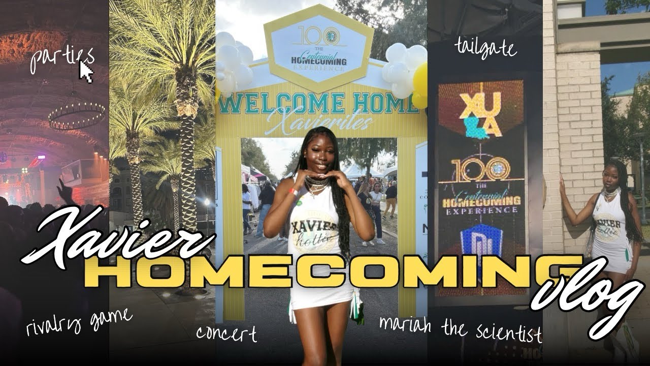 Xavier University of Louisiana Homecoming Vlog | Rivalry Game,Mariah the Scientist Concert, Tailgate