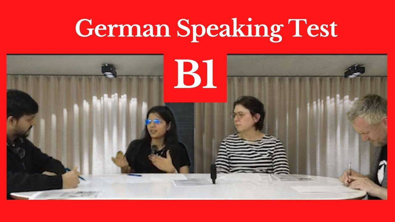 German Speaking Test Level B1, Mündliche Prüfung B1, 2024