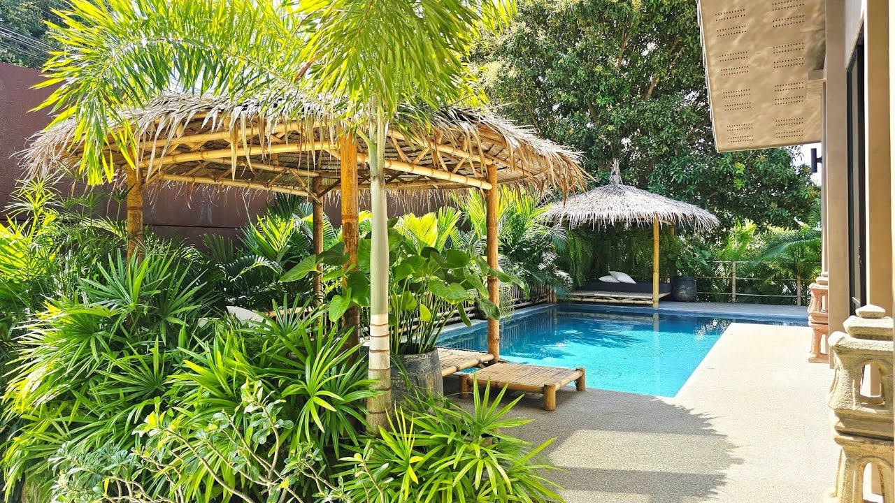 RS018-323R: Unique 4-Bedroom Pool Villa with Desert-Inspired Design in Bophut