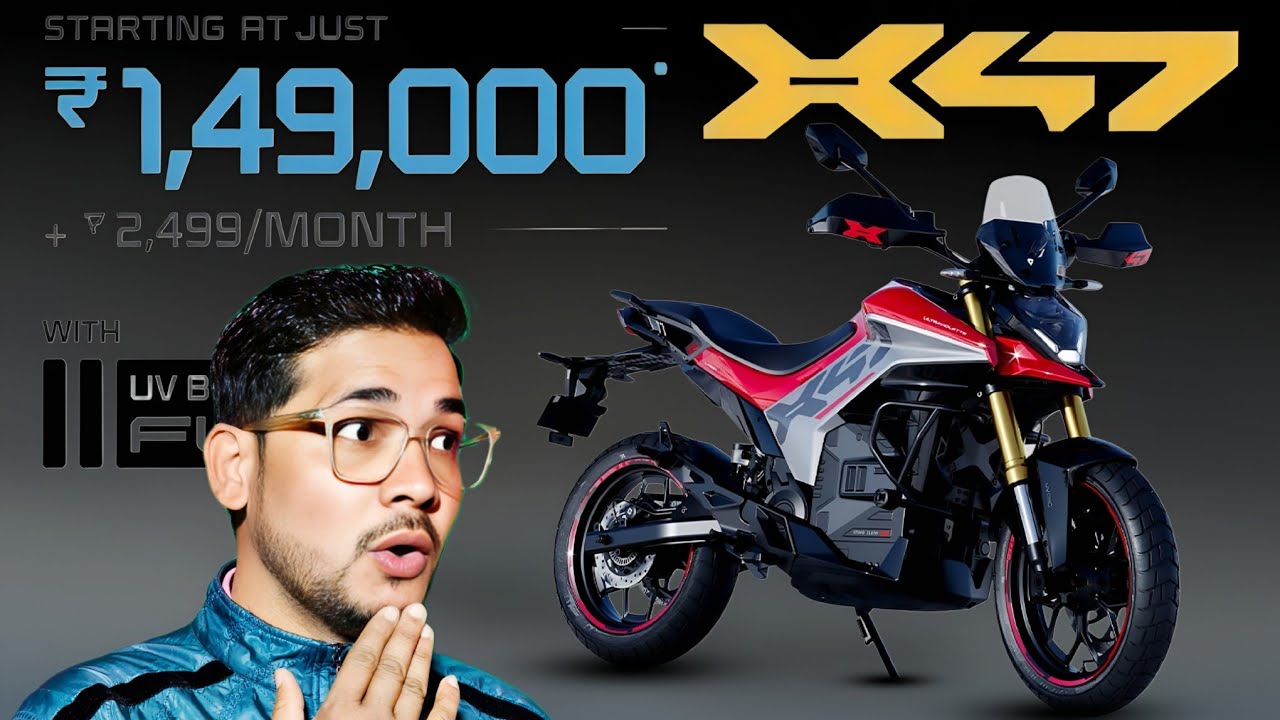 Ultraviolette X47 Only ⚡₹1.50 lakh Range 323km /speed 150km/h ⚡esa moka fir nahi milega