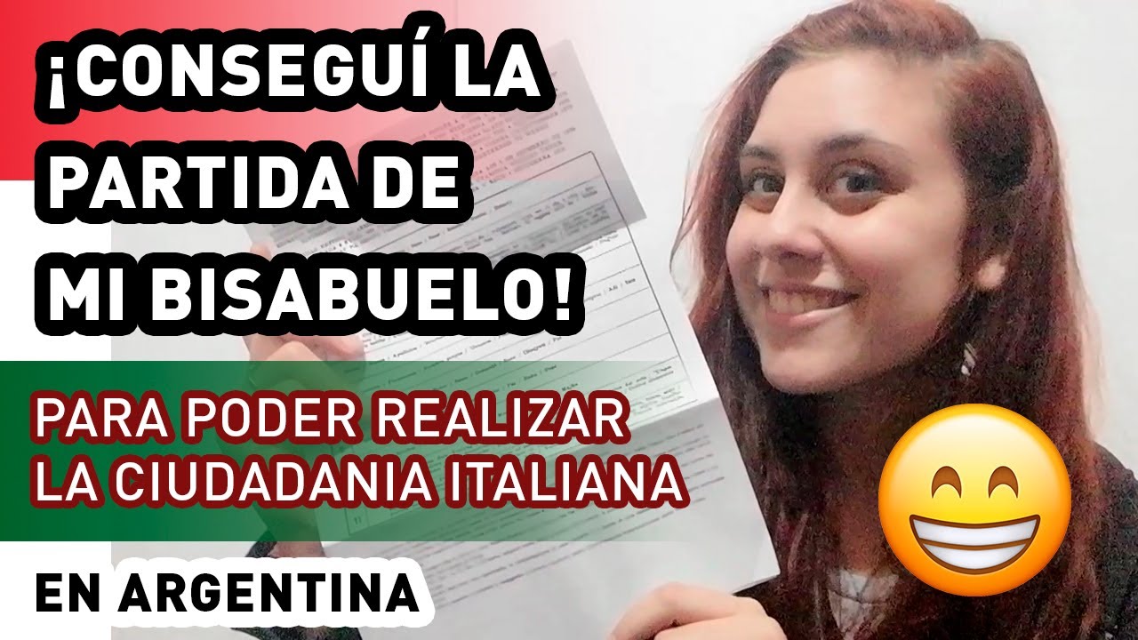 COMO CONSEGUÍ LA PARTIDA DE MI BISABUELO? | Ciudadanía italiana en Morón