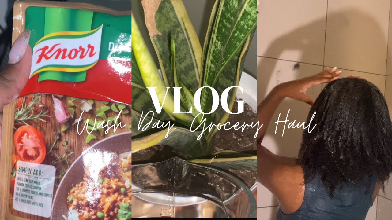 VLOG | Grocery Haul | New Plant ❤️ | Wash Day and more...