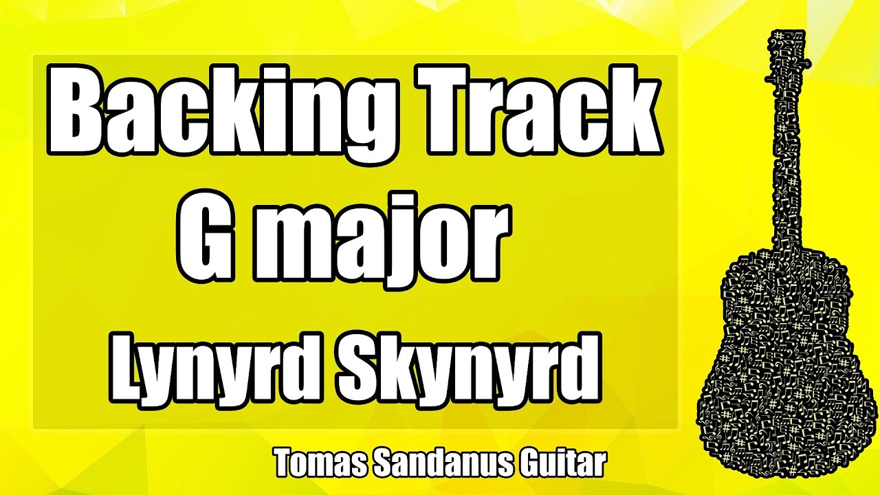 Sweet Home Alabama Style Backing Track in G major - Lynyrd Skynyrd Rock Guitar Jam Backtrack