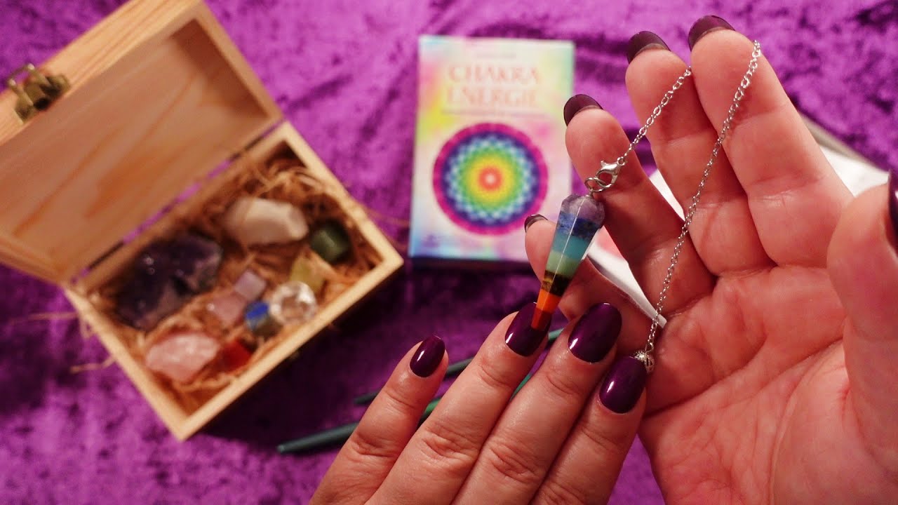 ASMR Chakra Heilsteine & Karten Unboxing︱Show & Tell︱Deutsch/ German