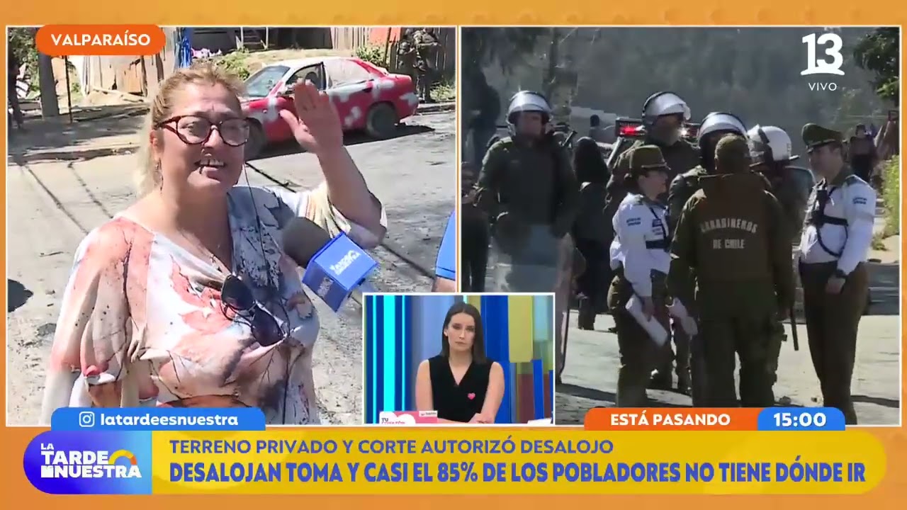 Comienza la demolición en toma de placilla | La Tarde es Nuestra