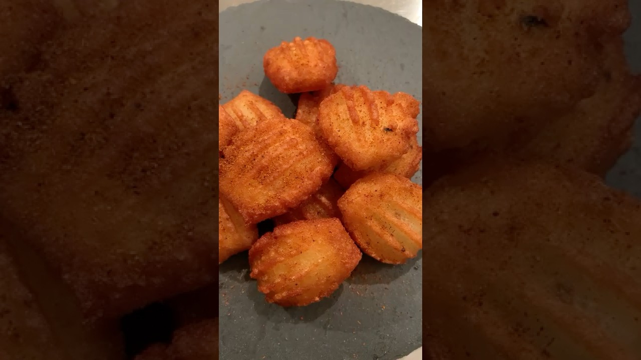 【2,100万回再生ポテトレシピ🥔】外カリッ中もちっの食感の出し方が分かりました！#shorts