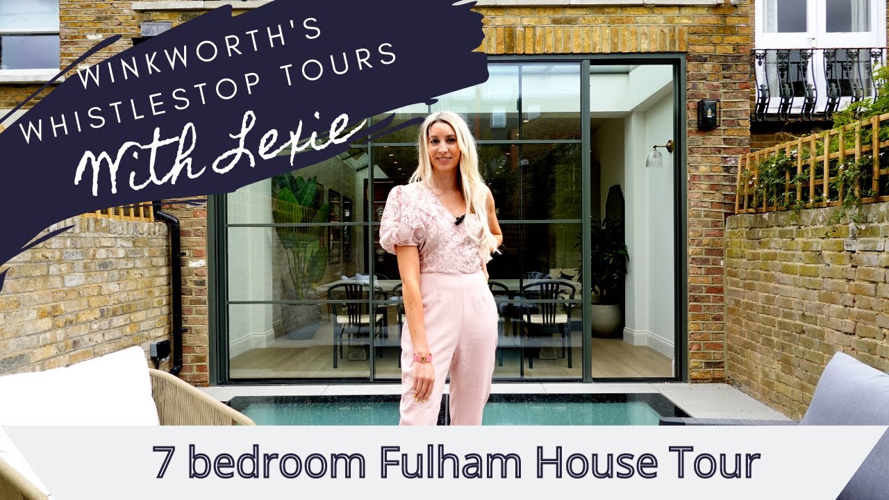 Tour of a luxury family home in Fulham