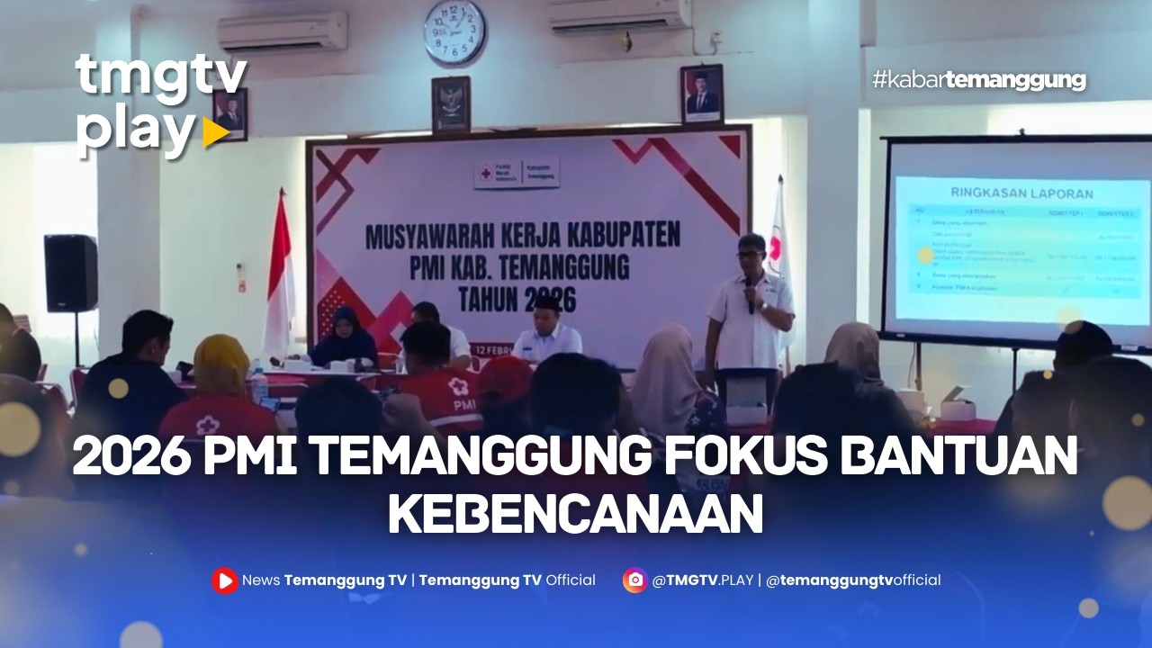 2026 PMI TEMANGGUNG FOKUS BANTUAN KEBENCANAAN