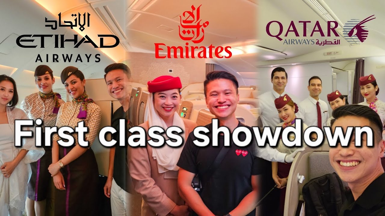 ✈️🏆 Сравнение первоклассных авиакомпаний: Emirates, Etihad и Qatar Airways #Обзор #Полет #Авиация...
