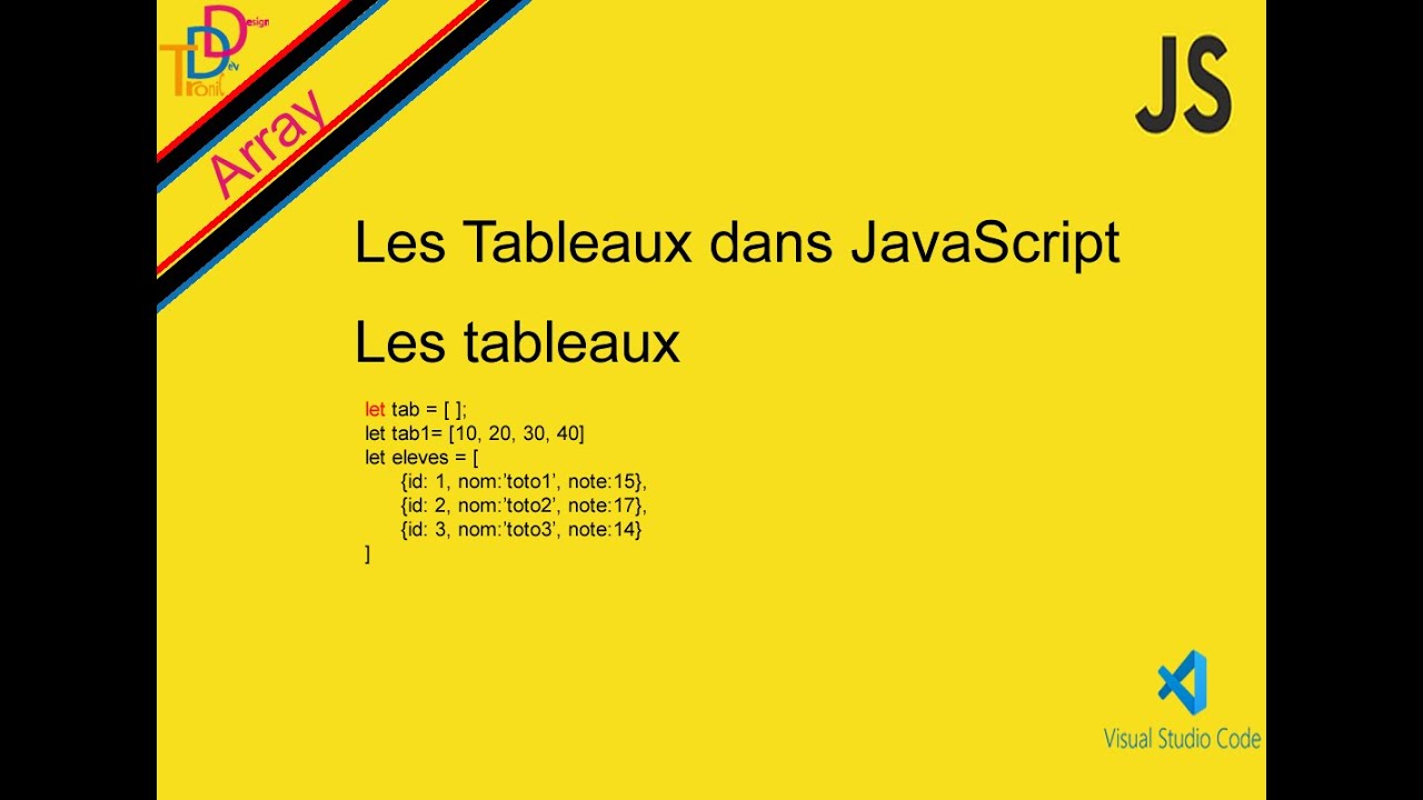 tableaux javascript