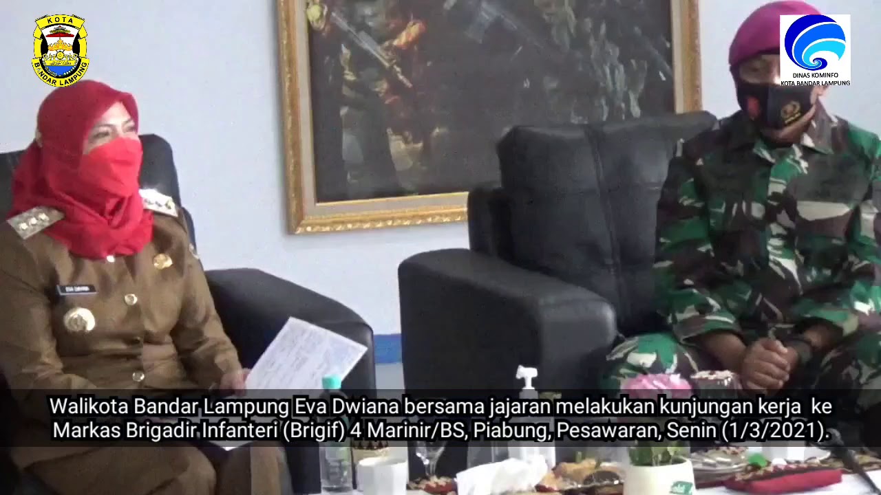 Kunker pertama Walikota Bandar Lampung Eva Dwiana