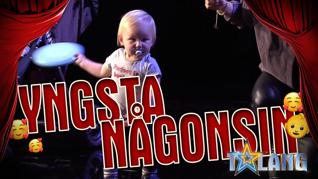 1,5-&aring;riga Leo &auml;r yngsta deltagaren n&aring;gonsin i Talang